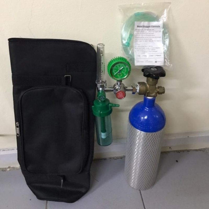 RMS- Tabung Oksigen 2 Liter Aluminium Portable+ Regulator