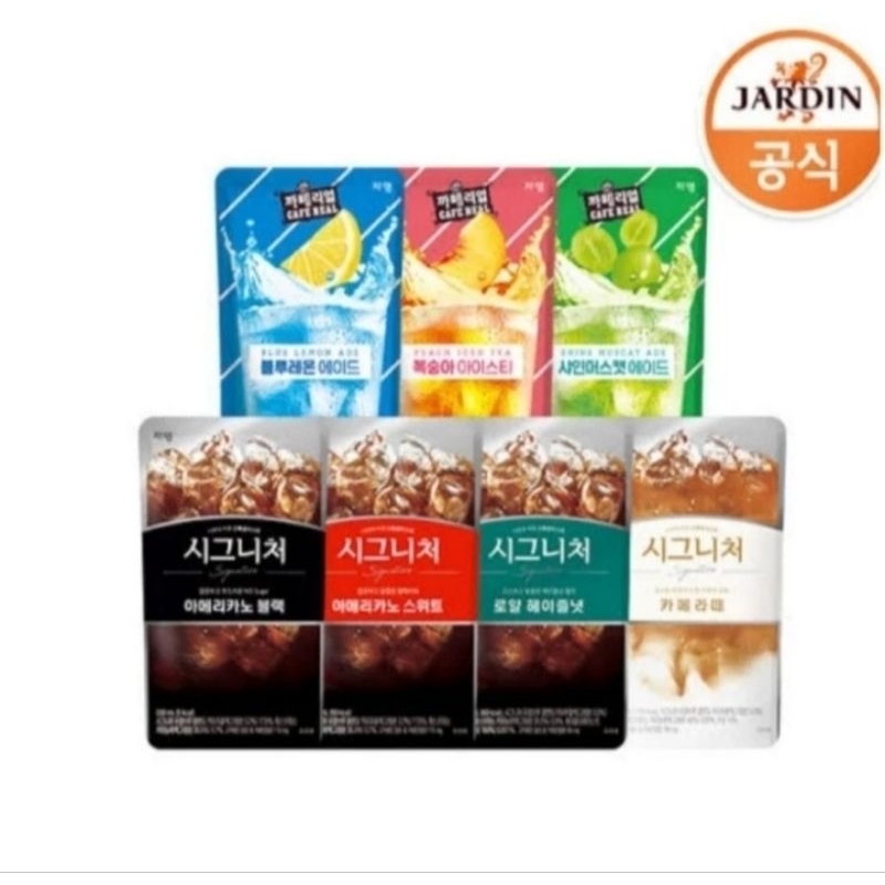 

Jardin signature Korean minuman instant