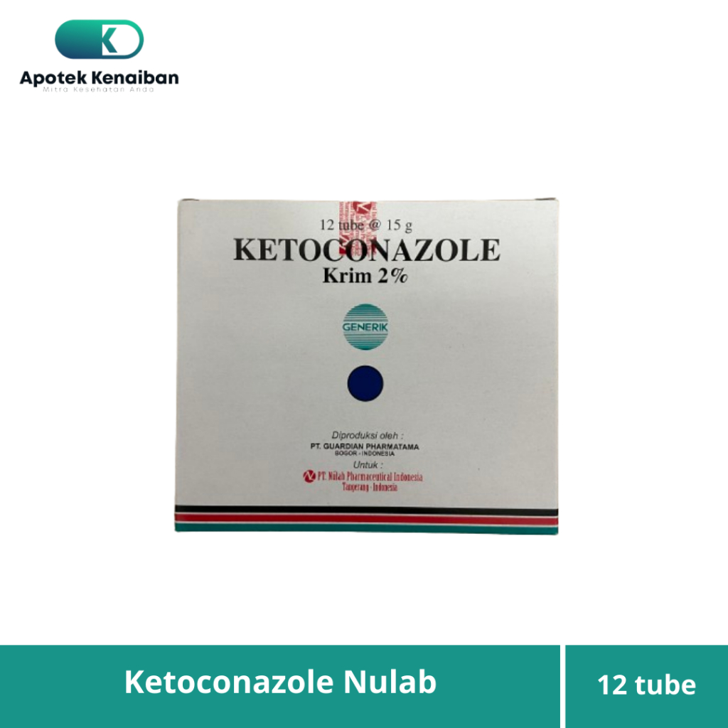 KETOCONAZOLE CREAM 15 GR NULAB BOX 12 TUBE
