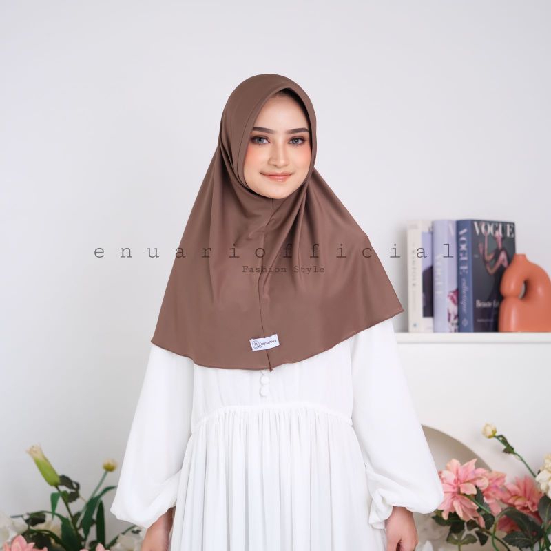 enuariofficial - Hijab Instan Bergo Faeyza Jersey