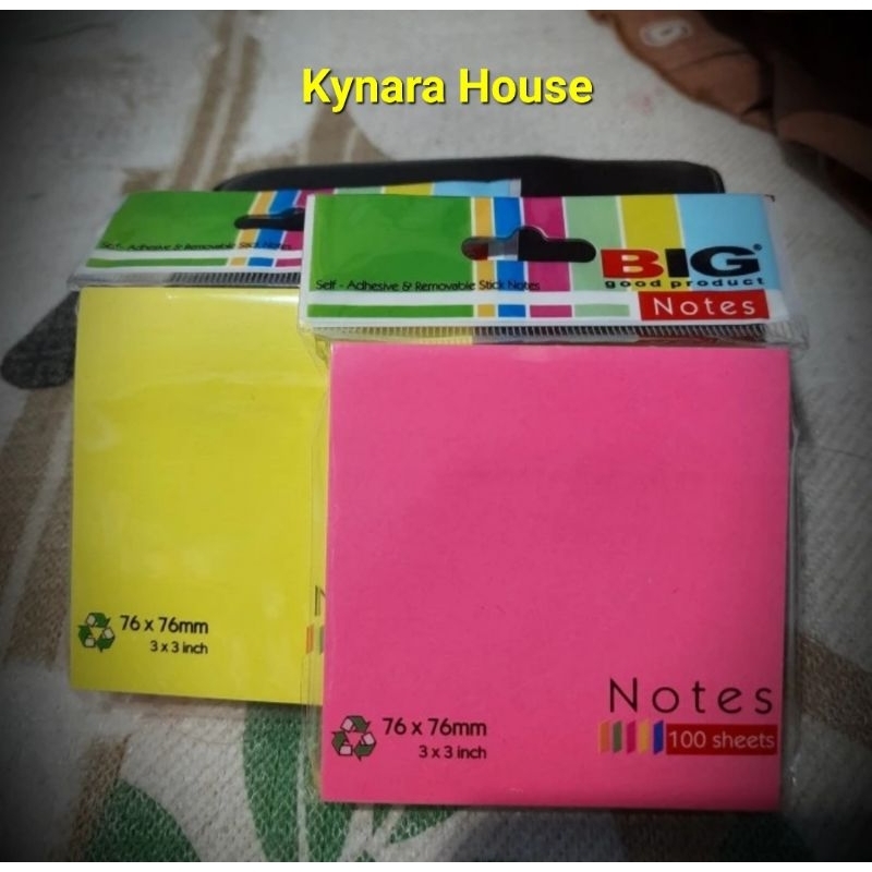 

Big Stick Notes 76 x 76mm (Warna Random)