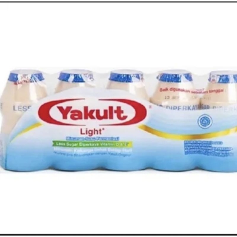 

Yakult Light Less Sugar Minuman Probiotik 1 Pack