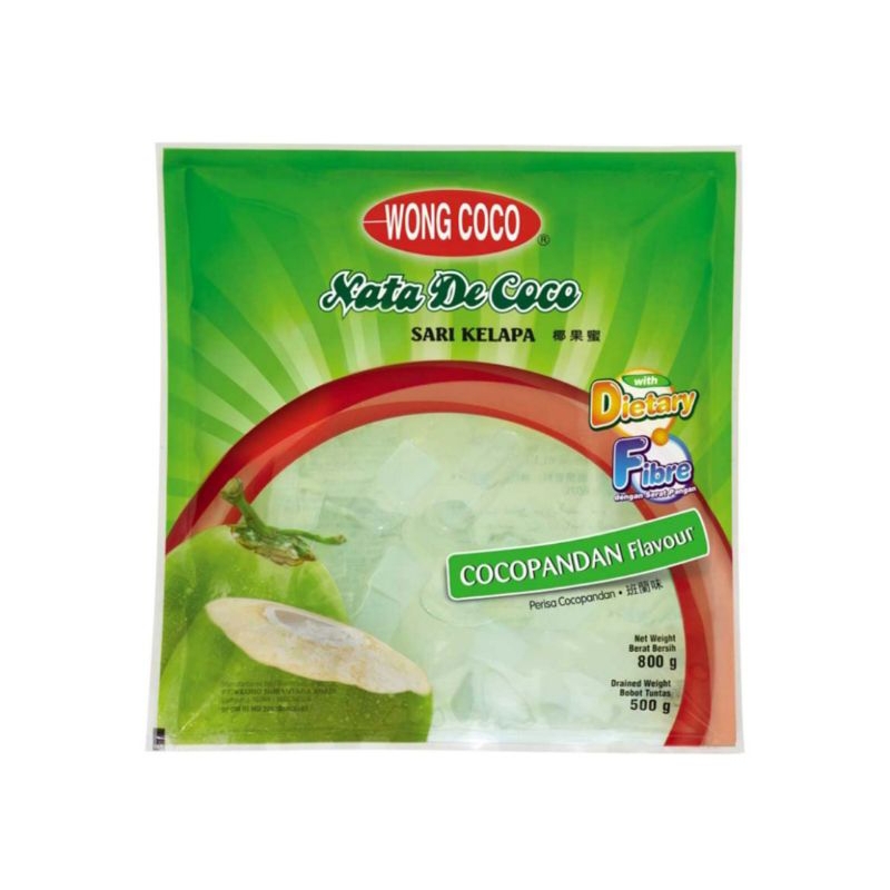 

Wong Coco Nata De Coco Sari Kelapa CocoPandan 800gr