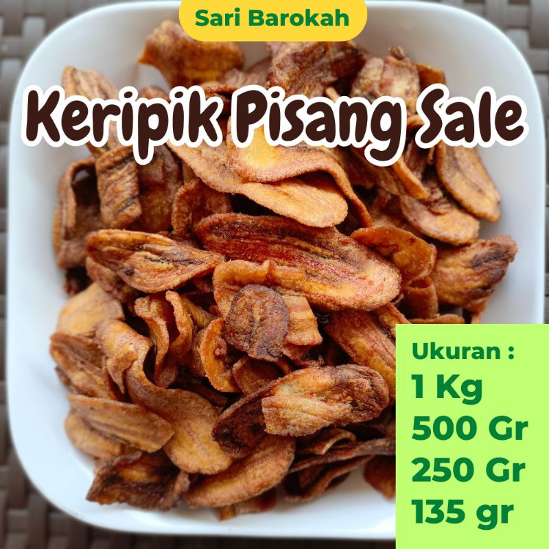 

Keripik Pisang Sale 1 Kg, 500 Gr, 250 Gr