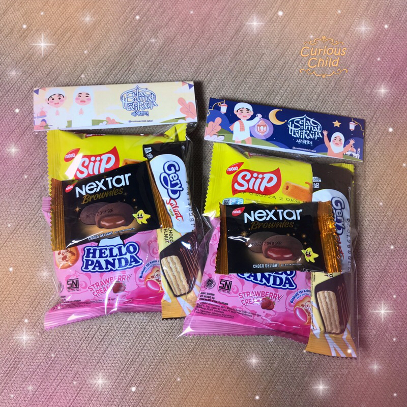 

[curiouschild.label] 14 pcs label topper mini snack lebaran