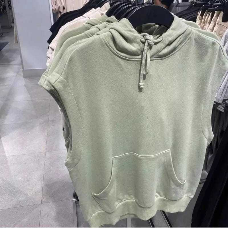 Rompi Hoodie Sweater wanita korea style