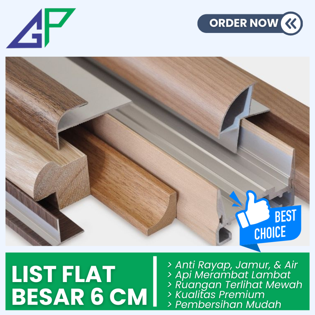 Lis Plafon | List Flat Besar PVC | Besar Murah Dan Mewah