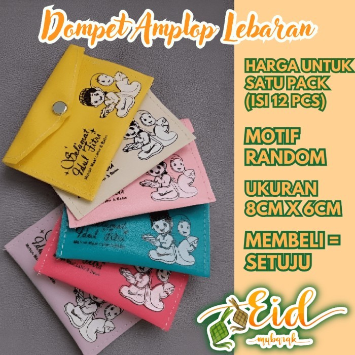 

AMPLOP DOMPET LEBARAN (HARGA TERTERA PERLUSIN / 12PCS)