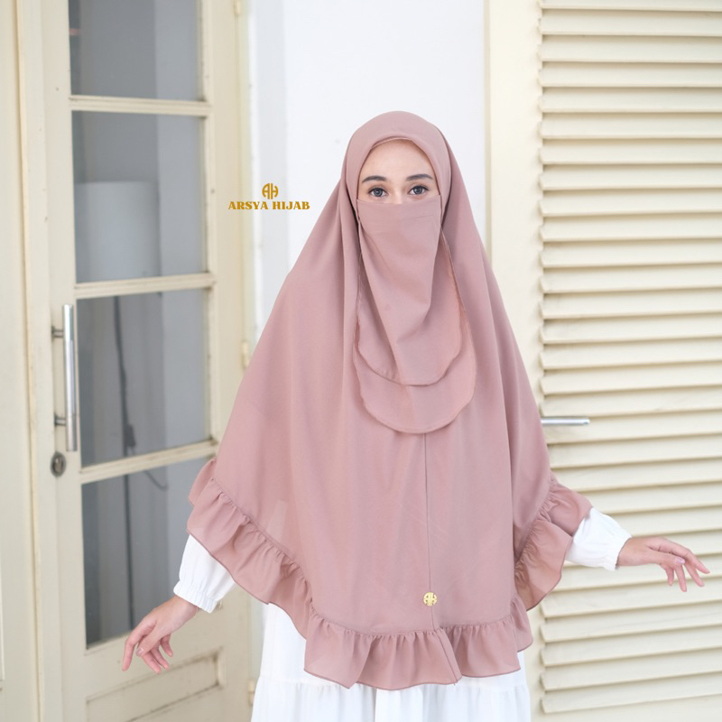 Khimar Rempel Jumbo Set Cadar Uk XL //ARSYA HIJAB
