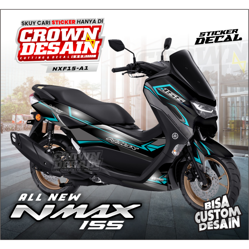 Aksesoris Motor Nmax - Sticker Decal ALL NEW NMAX 155 Fullbody - Sticker NMAX 2021