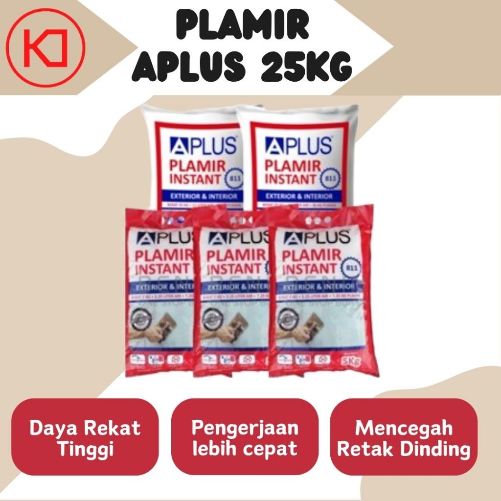 PLAMIR TEMBOK INSTANT APLUS 811 25KG