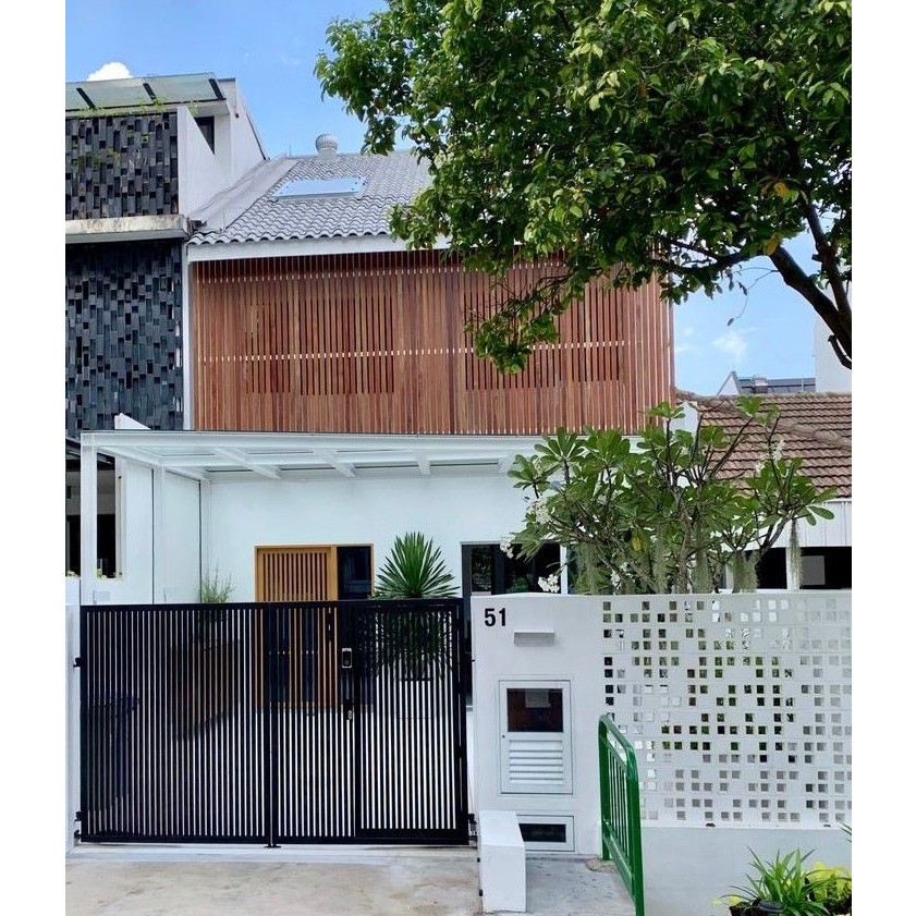 Pagar rumah minimalis expanded plat cutting lengkap