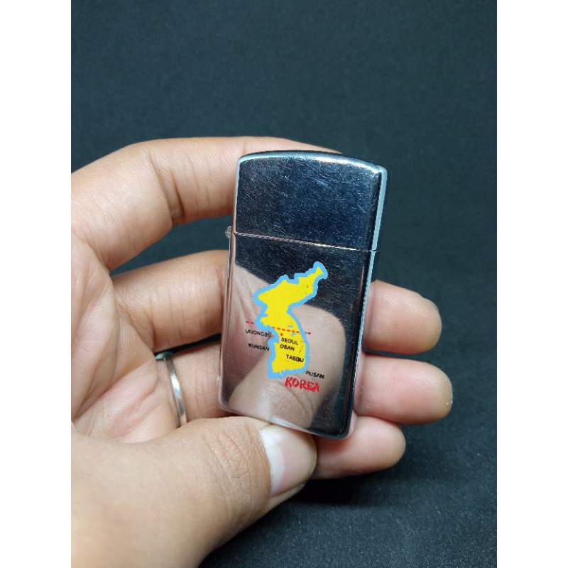 Zippo slim Vintage "korea" tahun produksi 1979