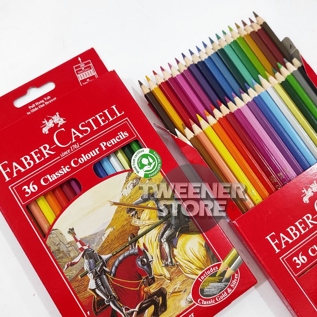 

Faber Castell PENSIL WARNA CLASSIC 36 Colour