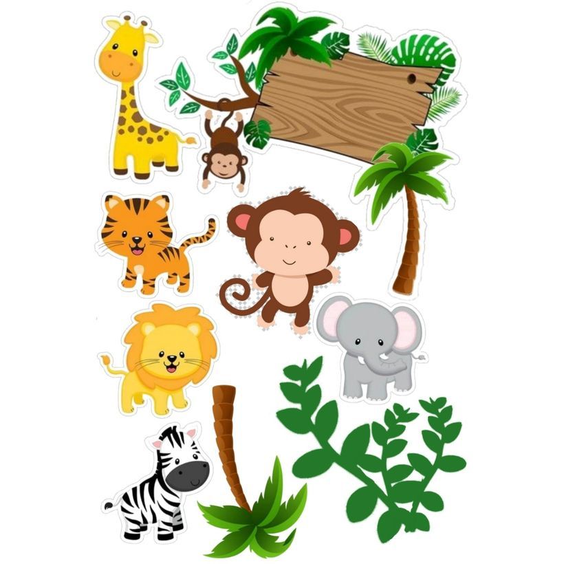 Topper Cake Zoo