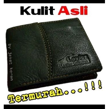 DOMPET PRIA MURAH ASLI DARI KULIT DOMBA DOMPET LIPAT