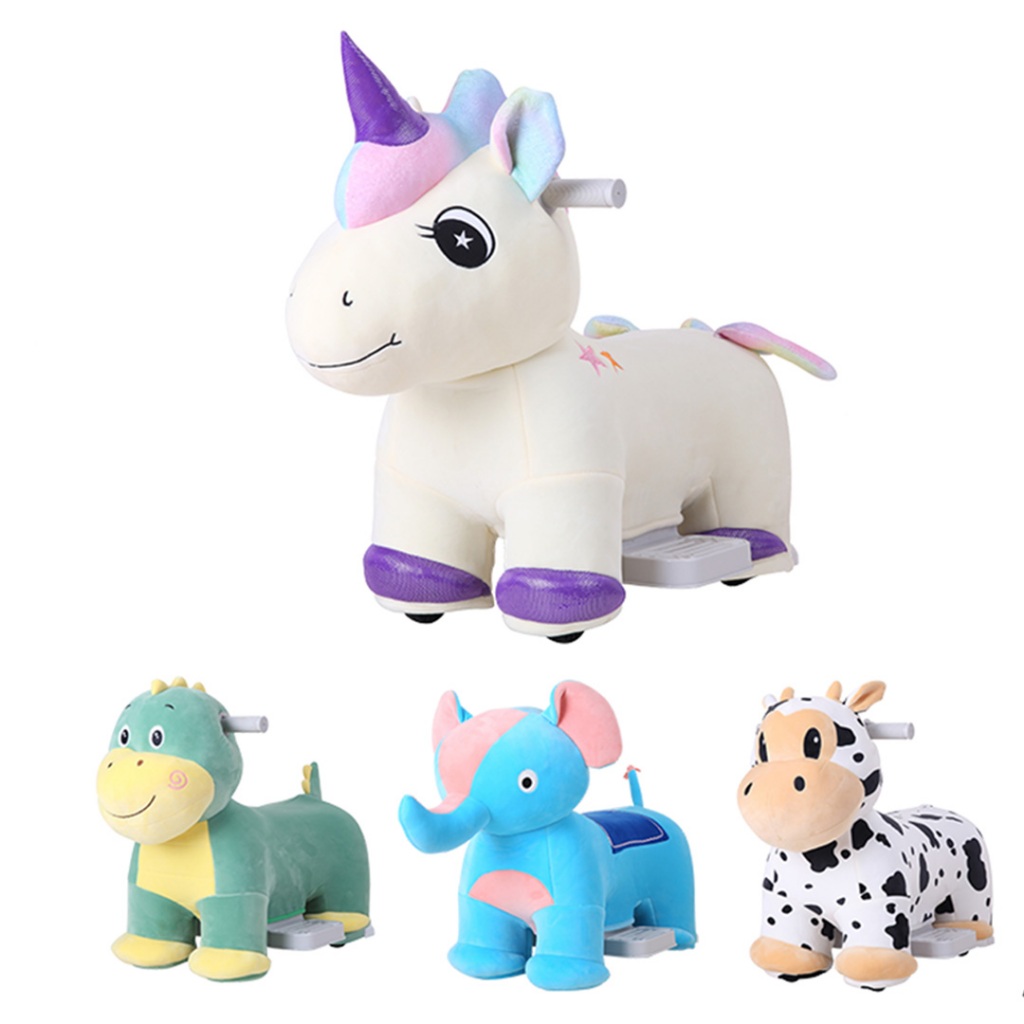 Mainan Aki Hewan Kuda,Gajah,Dino,Sapi // Mainan aki Berkarater Binatang // NMKY 077 PMB