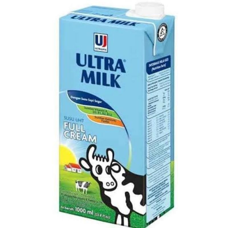 

Ultra Milk Susu Uht 1 Liter Full Cream