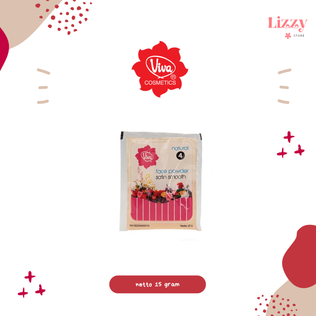 Viva Powder Natural Bedak Tabur Kemasan Sachet 15gram