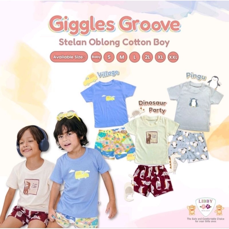 Stelan Oblong Libby Rib Tipis Cotton Libby Baby Nb SML 2L XL XXL