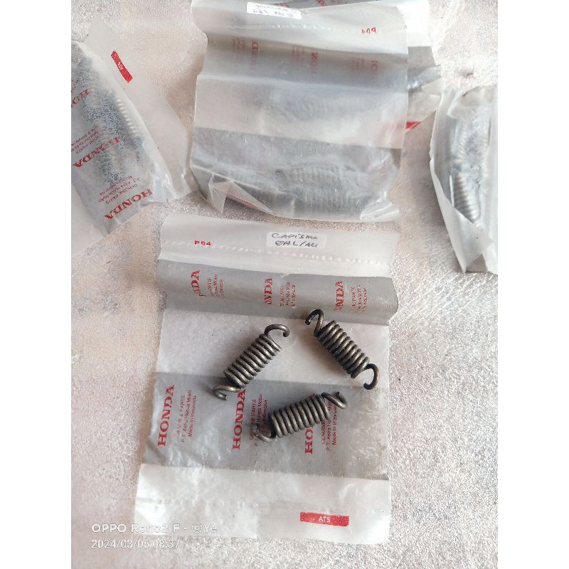 per pir kampas kopling ganda kharisma karisma Supra 125 original 1set