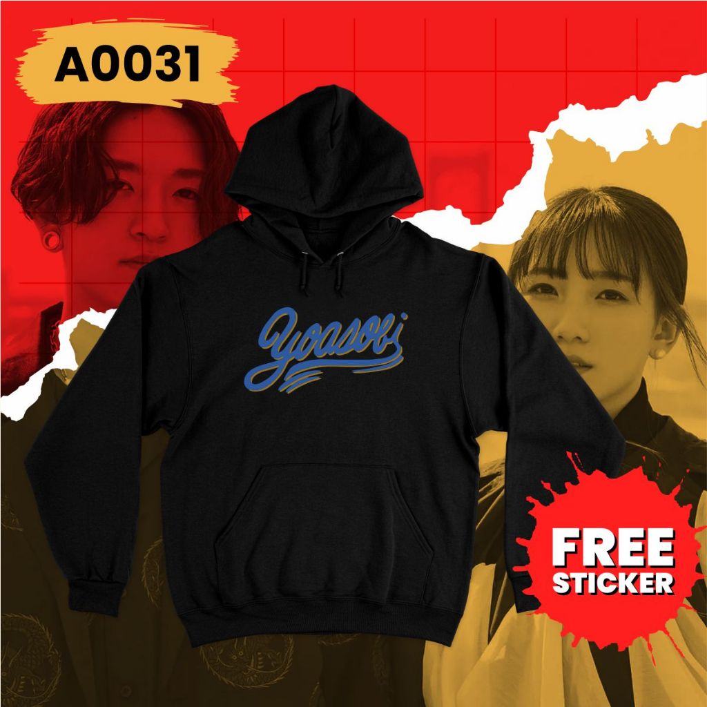 Hoodie Distro Band Yoasobi Letter Logo A0031