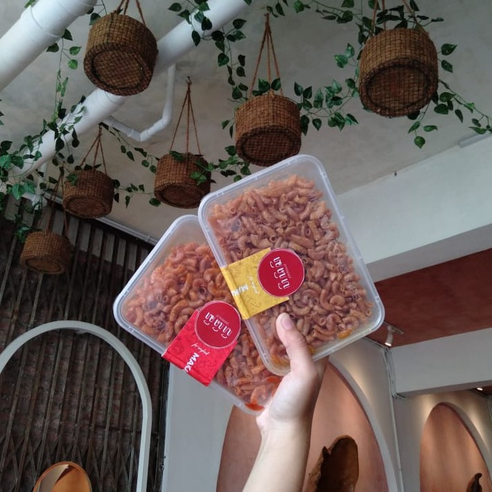 

MAKARONI PEDAS SPESIAL BUMBU SYEDEPE | MAKARONI KERING PEDAS | MAKARONI BOX