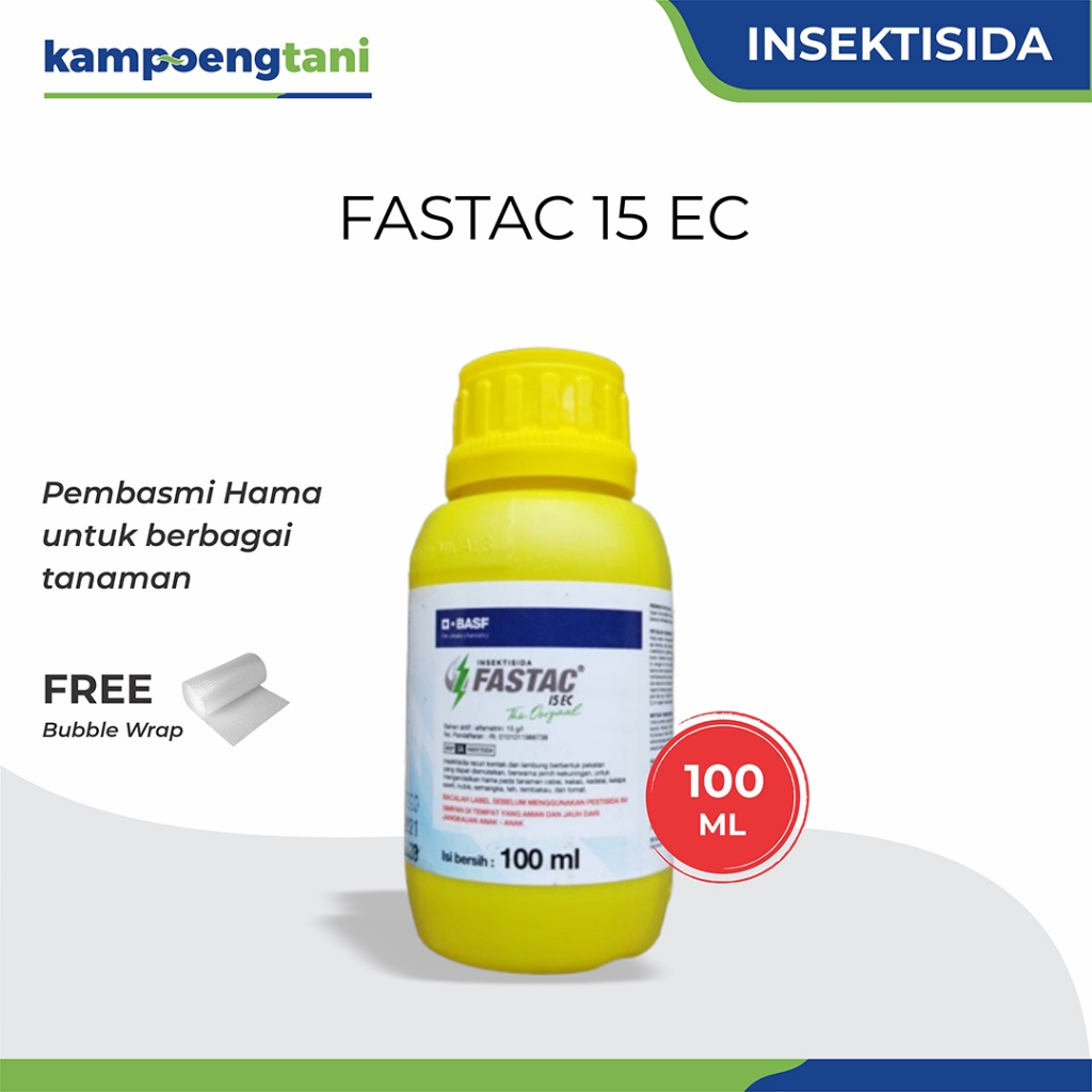 Kampoeng Tani - Fastac 100ml Insektisida Obat Pembasmi Hama Tanaman & Obat Kutu Kambing FASTAC 15 EC