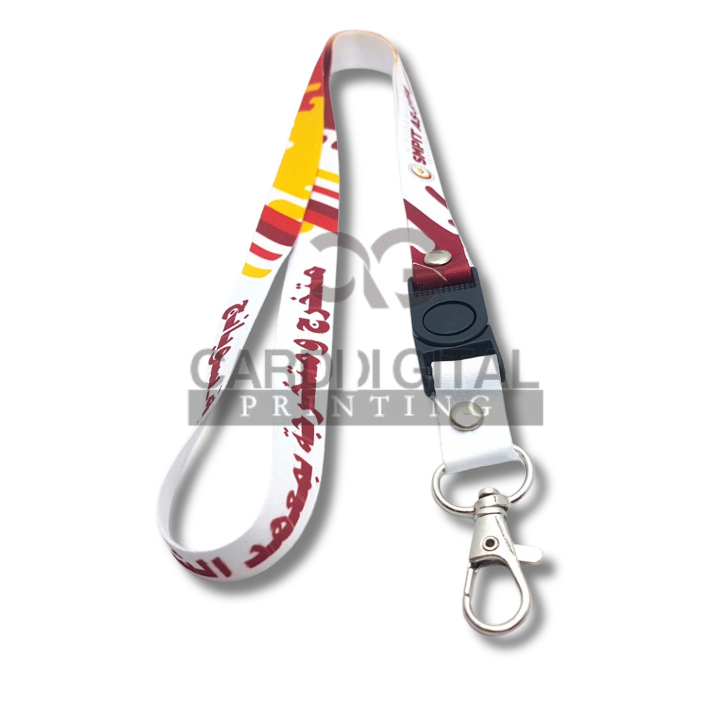 

Tali lanyard custom desain printing sublim 2cm 1 muka / tali idcard print 2cm / pita printing full color nametag id