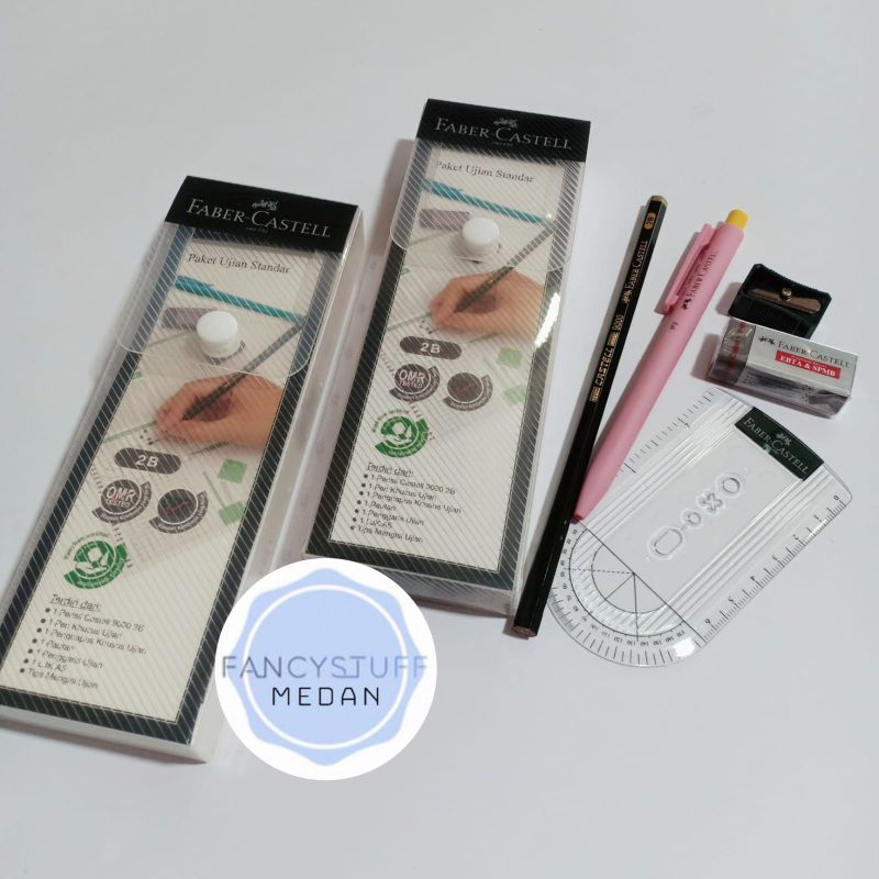 

Fancystuff - paket alat tulis ujian faber castell original