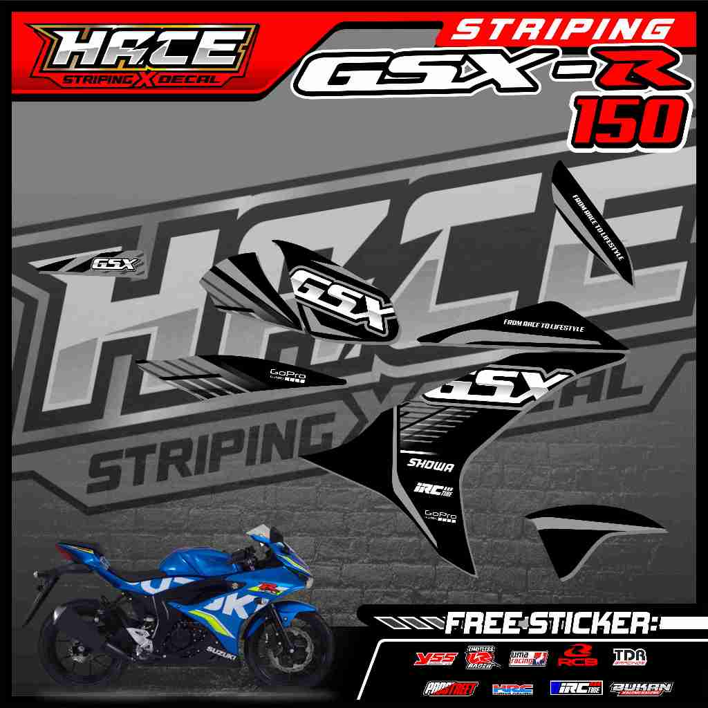 46 STRIPING GSX-R 150 - STRIPING GSX-R 150 PREMIUM FIRE
