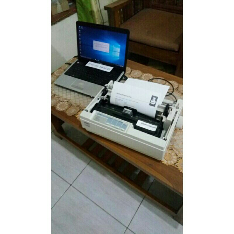 Printer Dot matrix epson  LX 300+ bisa ke laptop dan pc