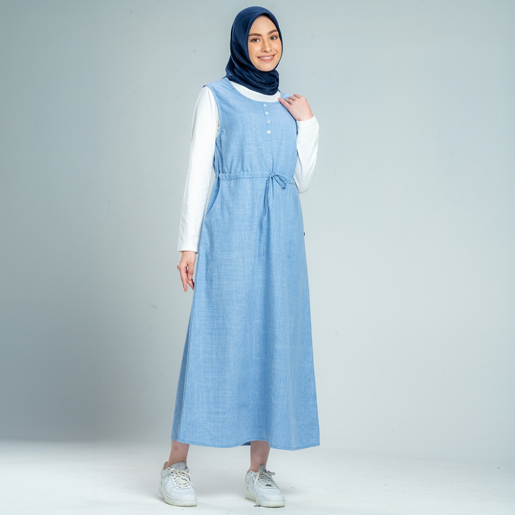 Flamoush Wiseza Blue Overall Wanita