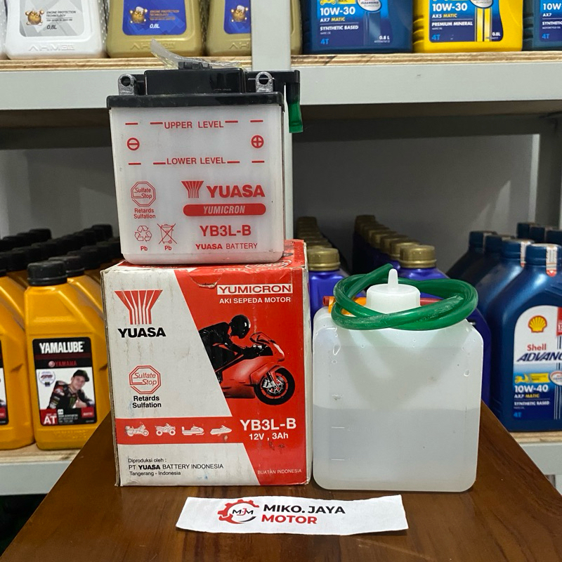 AKI ACCU BASAH YB3L-B RX KING RXKING ORIGINAL YUASA