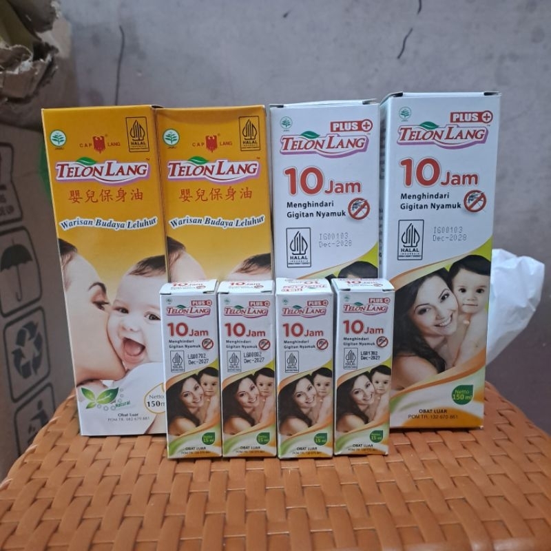 Minyak Telon Cap Lang 150ml / Telon Lang Plus 150ml