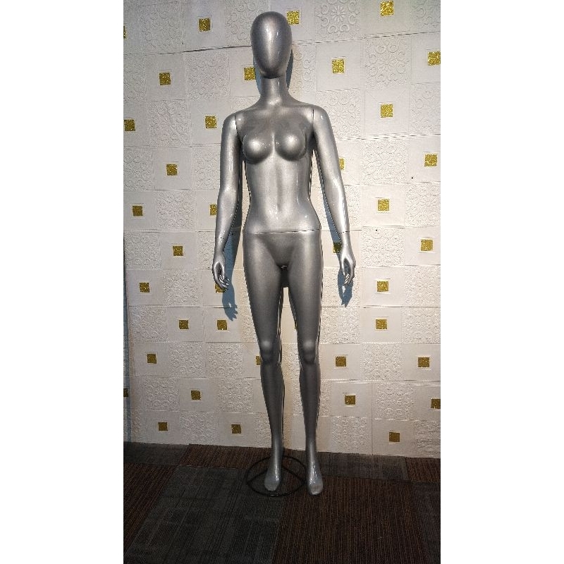 full body cewek SILVER// full body cewek // manekin cewek // display patung  // full body terbaru// 