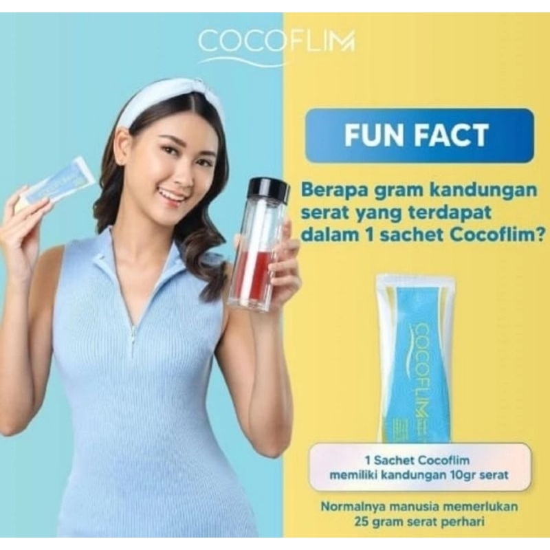Cocoflim 1 sachet minuman pelangsing diet