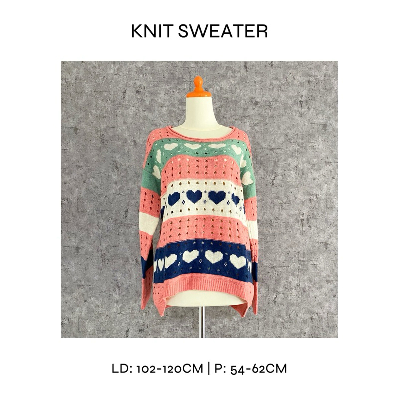 KNIT SWEATER 001 | Knit Sweater Wanita | Sweater Rajut Wanita