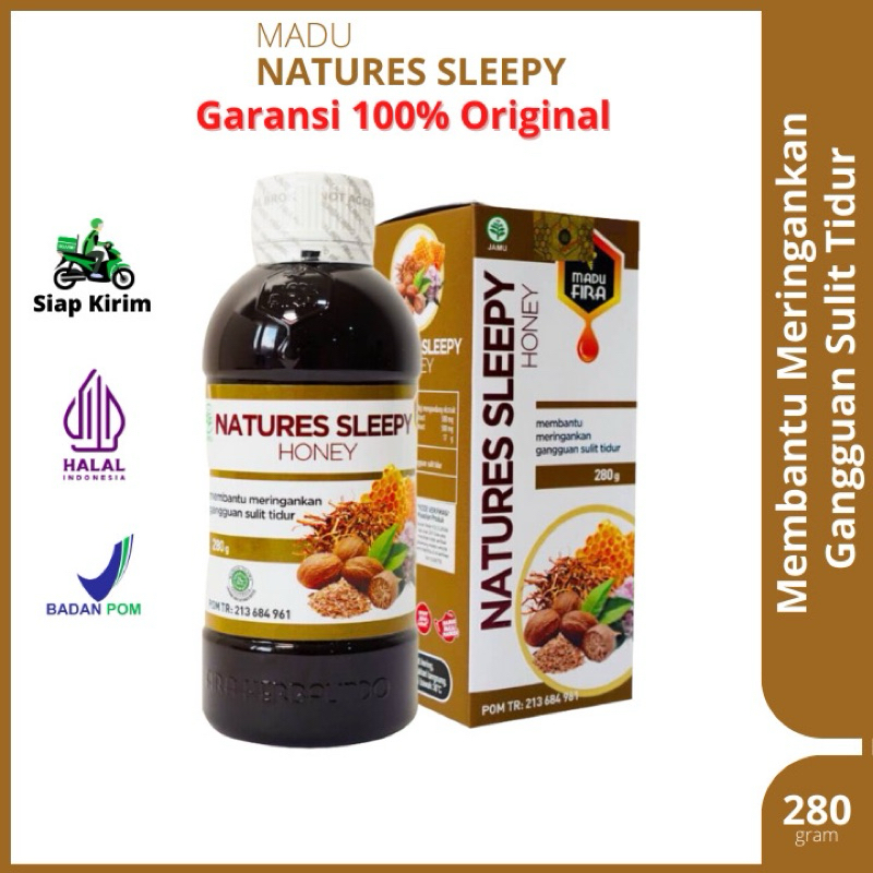 

ORIGINAL MADU NATURES SLEEPY 280gr MADU HERBAL MENGATASI GANGGUAN TIDUR