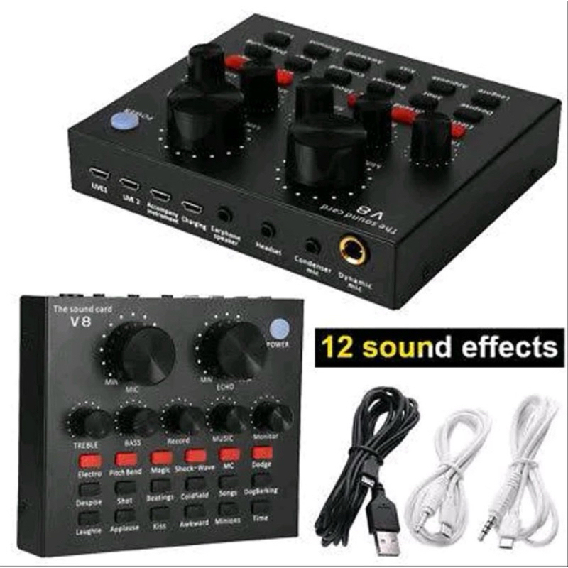 Soundcard V8S Plus Bluetooth Audio