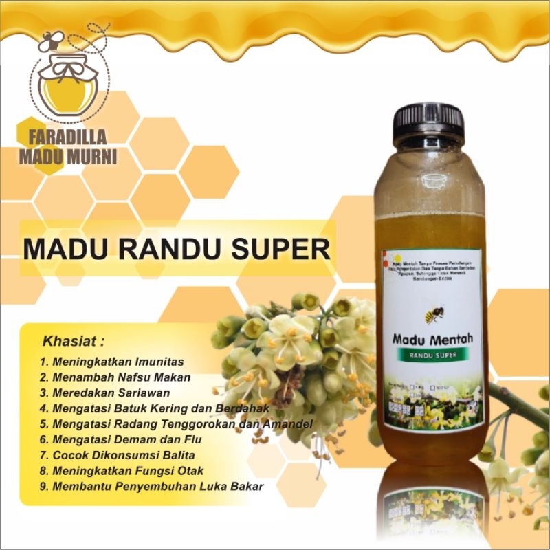 

MADU RANDU SUPER - MADU MURNI / MADU ALAMI / MADU MENTAH / MADU TERNAK