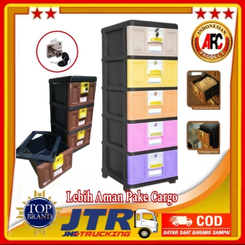 PROMO JTR - Lemari Plastik  Laci Pakaian Lemari Baju Model Napolly  Rak Susun