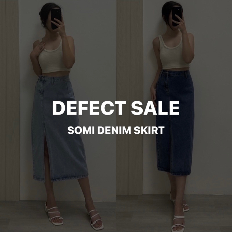 Yongwon DEFECT SALE (SOMI DENIM SKIRT)