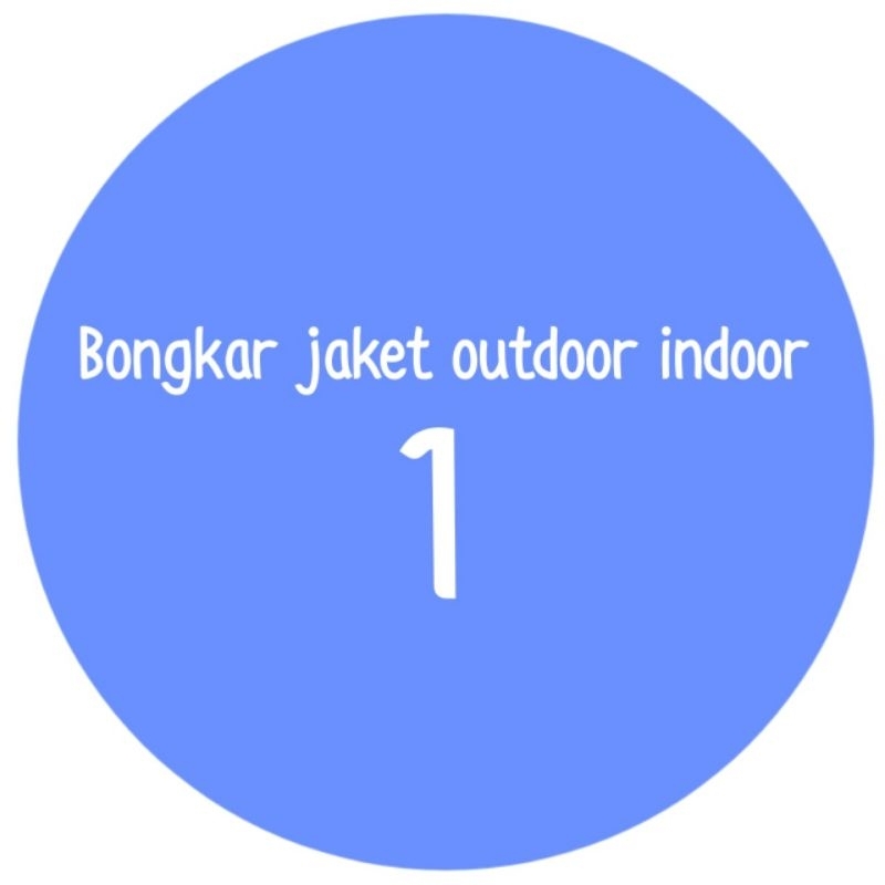 Bongkar ball jaket outdoor indoor 1