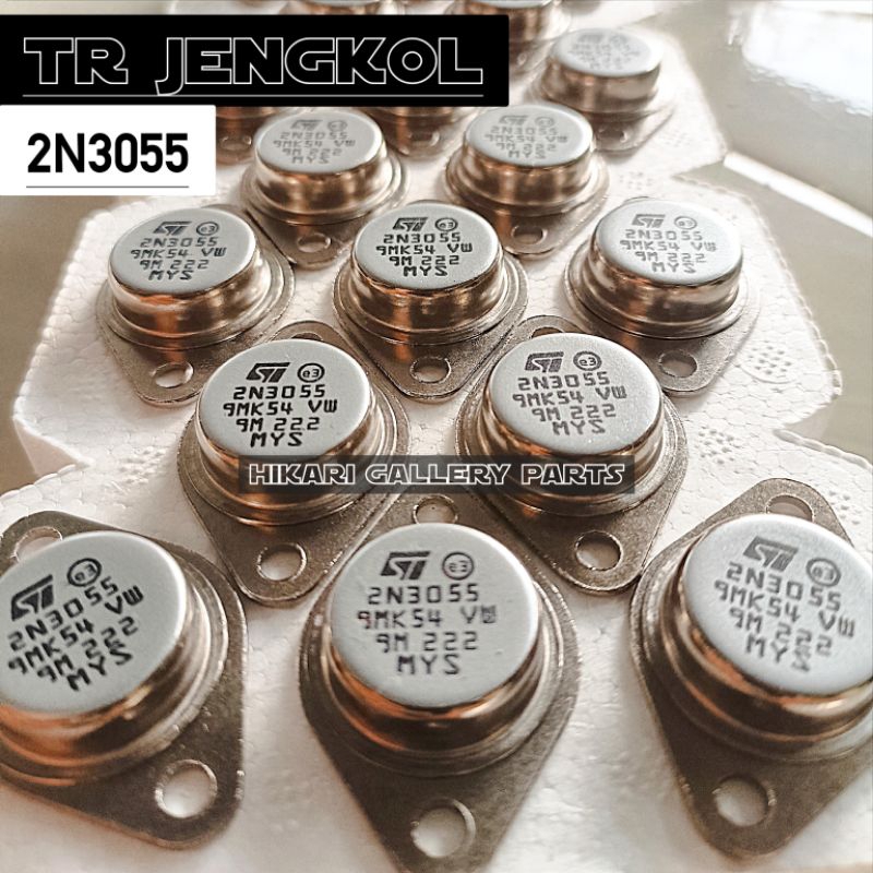 Transistor Jengkol 2N3055 ST hanya sebelah /  No Set TR Jengkol 3055 ST sebelah