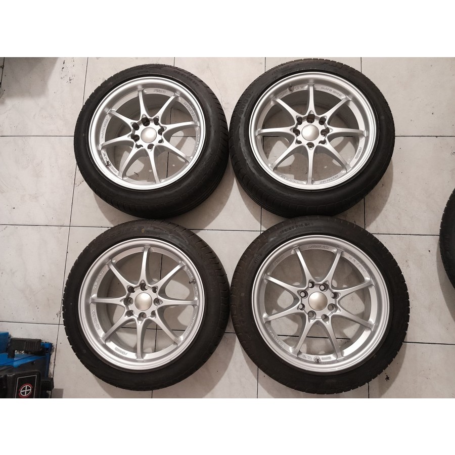 Velg Mobil Bekas Ring 16 Lubang 4 CE28 R16X7 8X100-114,3 ET40 BAN 195 50 R16