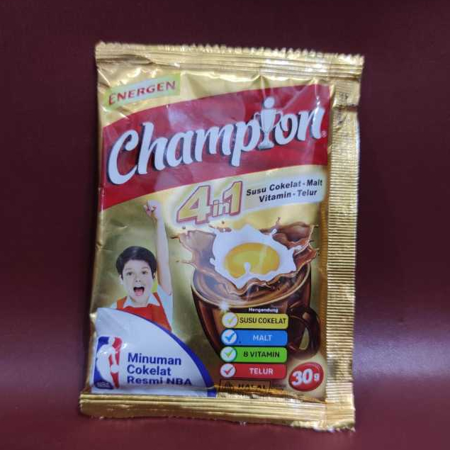 

Energen Champion 30gr - Minuman Sereal Dengan Telur