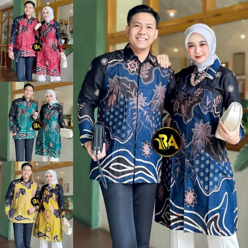 Lompong Batik Couple Modern Baju Batik Couple Batik Couple Pasangan