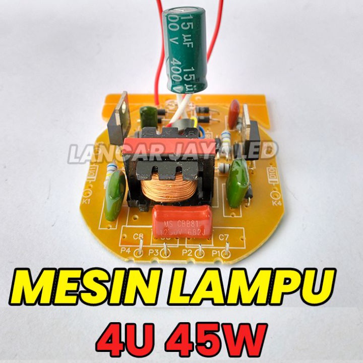 Mesin LHE 4u 45watt Lampu kaca  Lancar Jaya Led