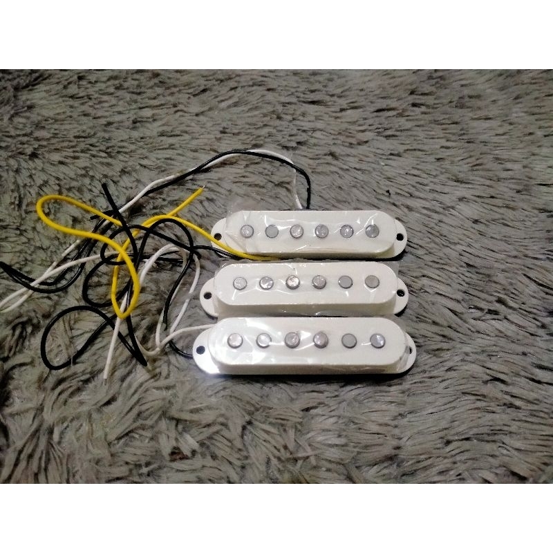 Asesoris gitar pickup Spull gitar Single coil PTP Alnico original untuk squier ori stratocaster
